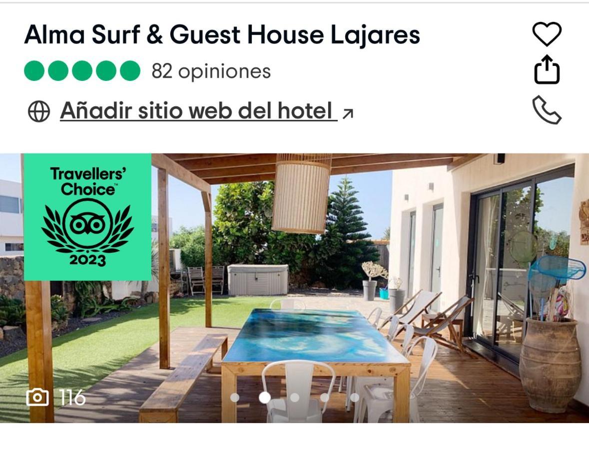 Agua Guesthouse Lajares Villa Con Jacuzzi 外观 照片